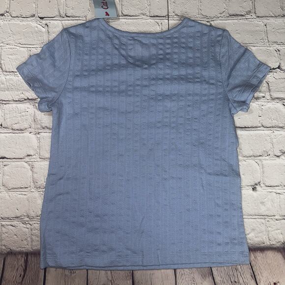 NWT Girls Size Small Light Blue Short Sleeve School Uniform T-Shirt size S - Picture 4 of 5